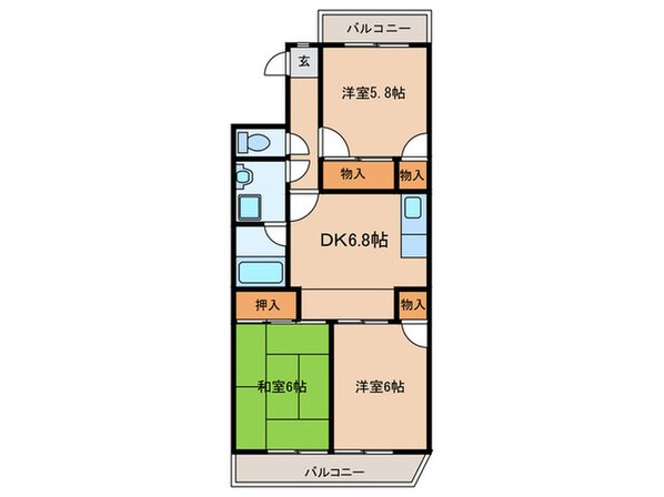 メゾンＮ＆Ｔの物件間取画像